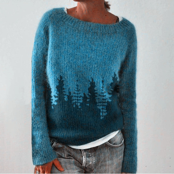 Vintage Knit Jumper Textured Warm Layer