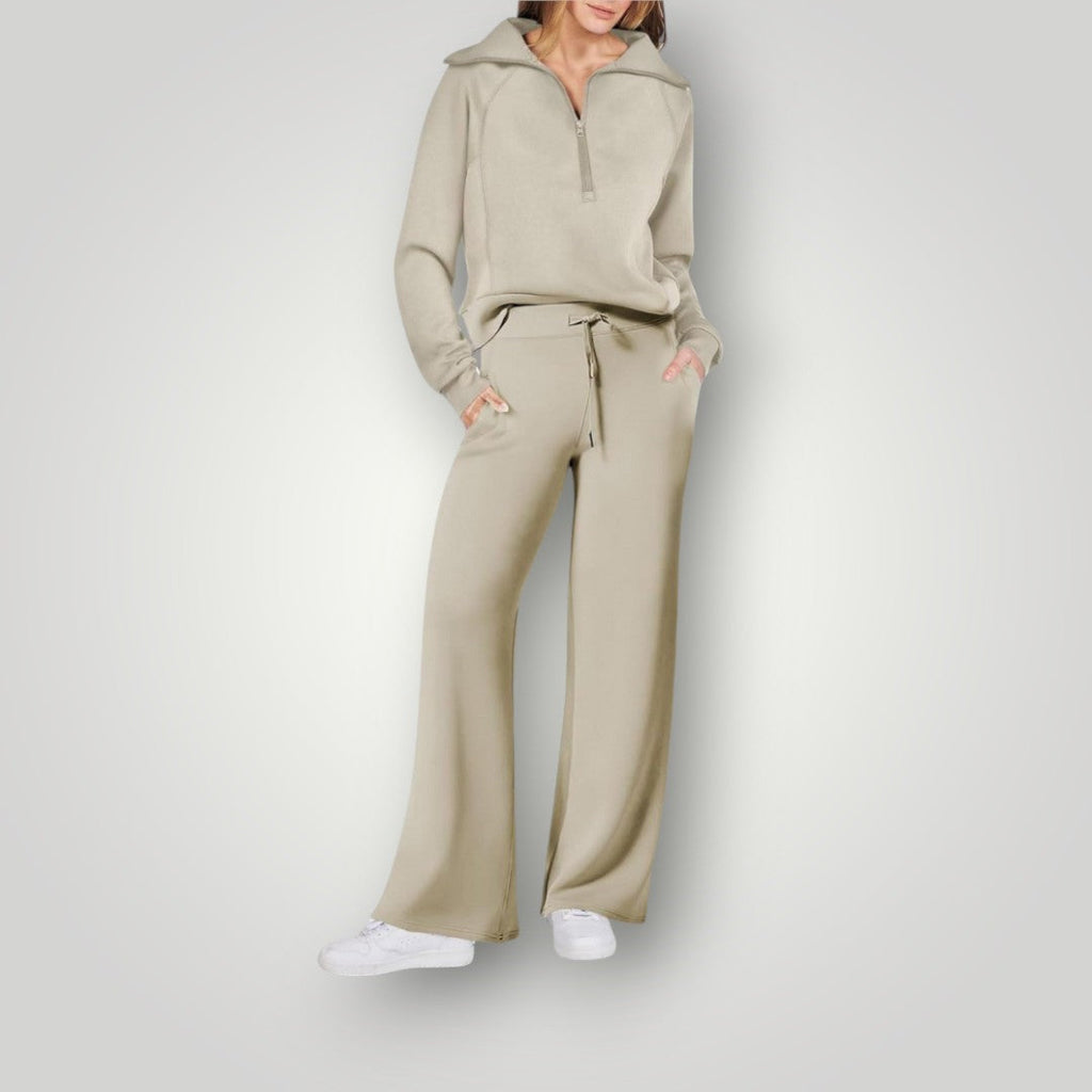 Loungewear Set Sweatshirt Joggers Soft Comfort