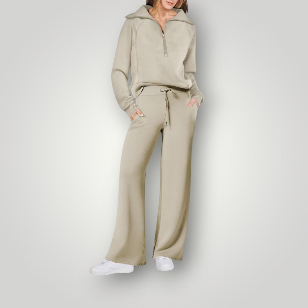 Loungewear Set Sweatshirt Joggers Soft Comfort