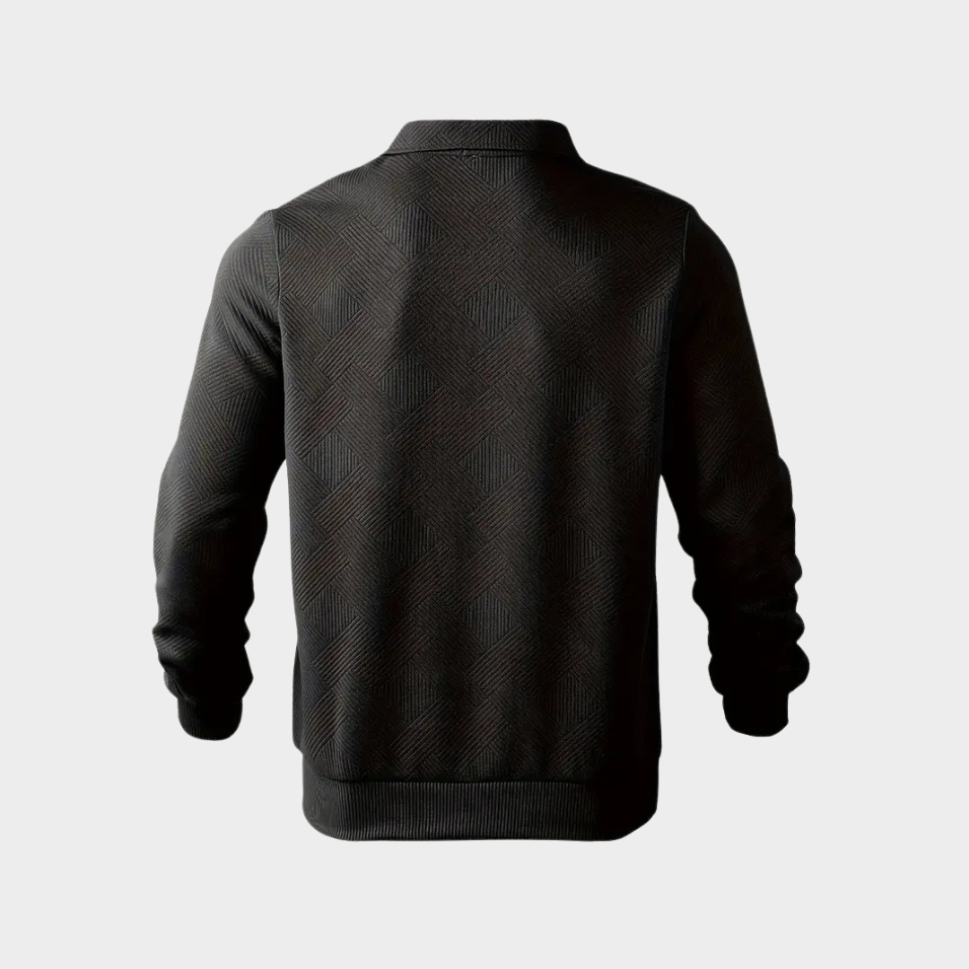 Quarter Zip Jumper Loose Comfortable Fit
