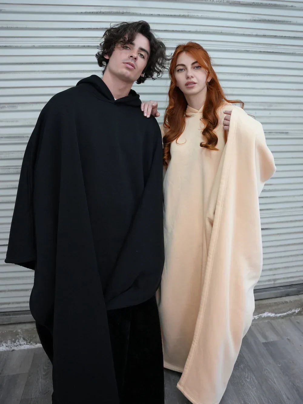 Hooded Blanket Oversized Soft Fleece Cocoon
