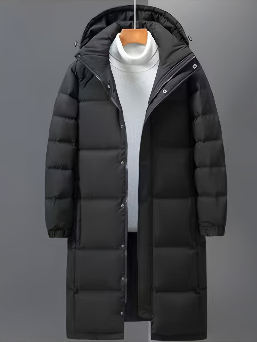 Puffer Coat Longline Padded Winter Warmth