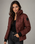 Quilted Winter Coat High Collar