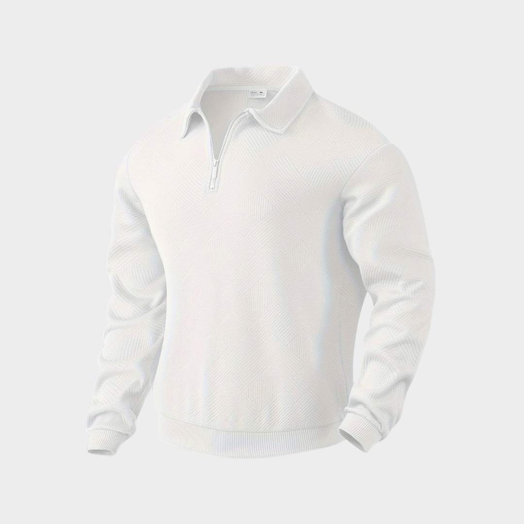 Quarter Zip Jumper Loose Comfortable Fit