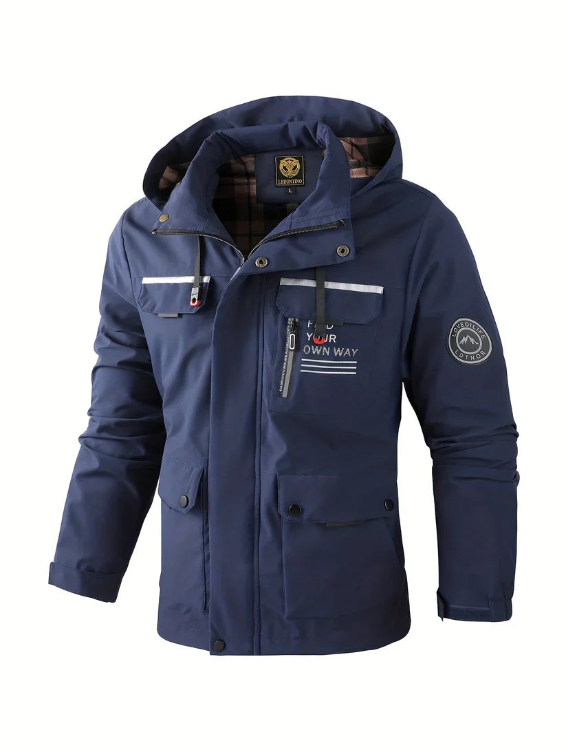 Winter Jacket Waterproof Insulated Adjustable Hood