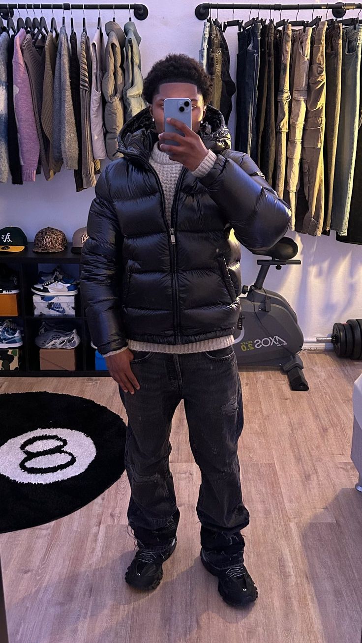 Quilted Puffer Jacket Hooded Winter Warmth
