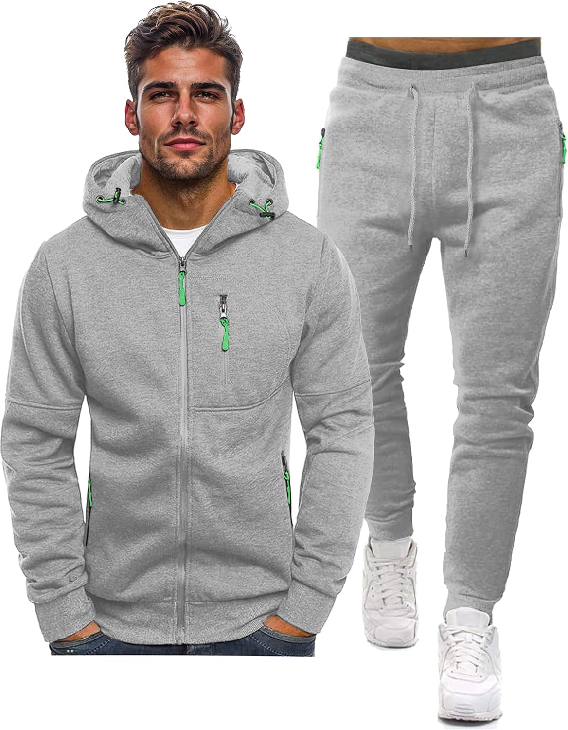 Tracksuit Two Piece Slim Fit Set