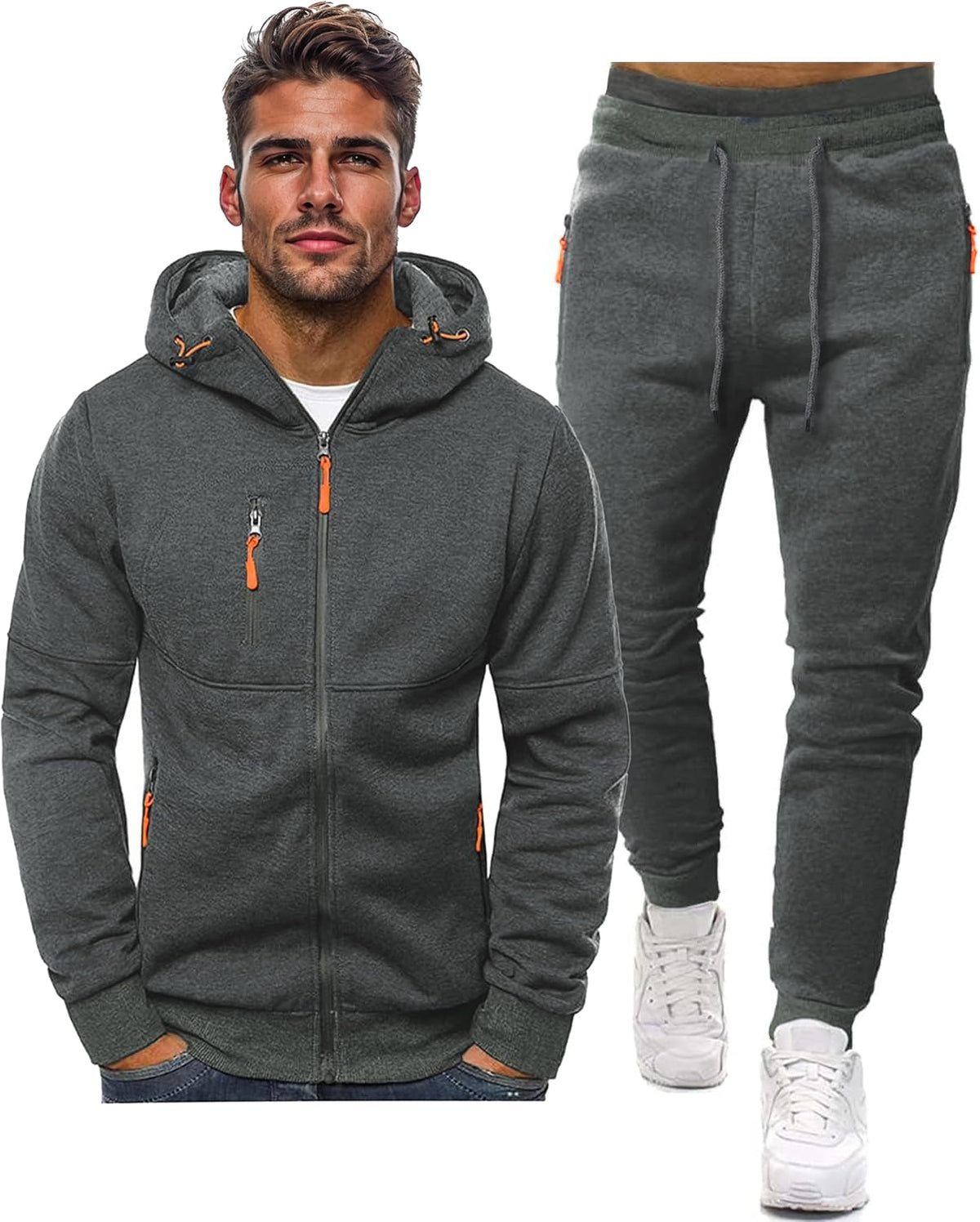 Tracksuit Two Piece Slim Fit Set