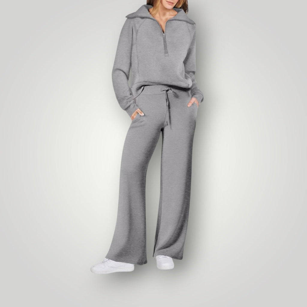 Loungewear Set Sweatshirt Joggers Soft Comfort