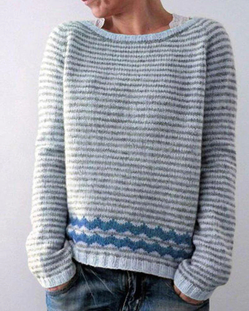 Vintage Knit Jumper Textured Warm Layer