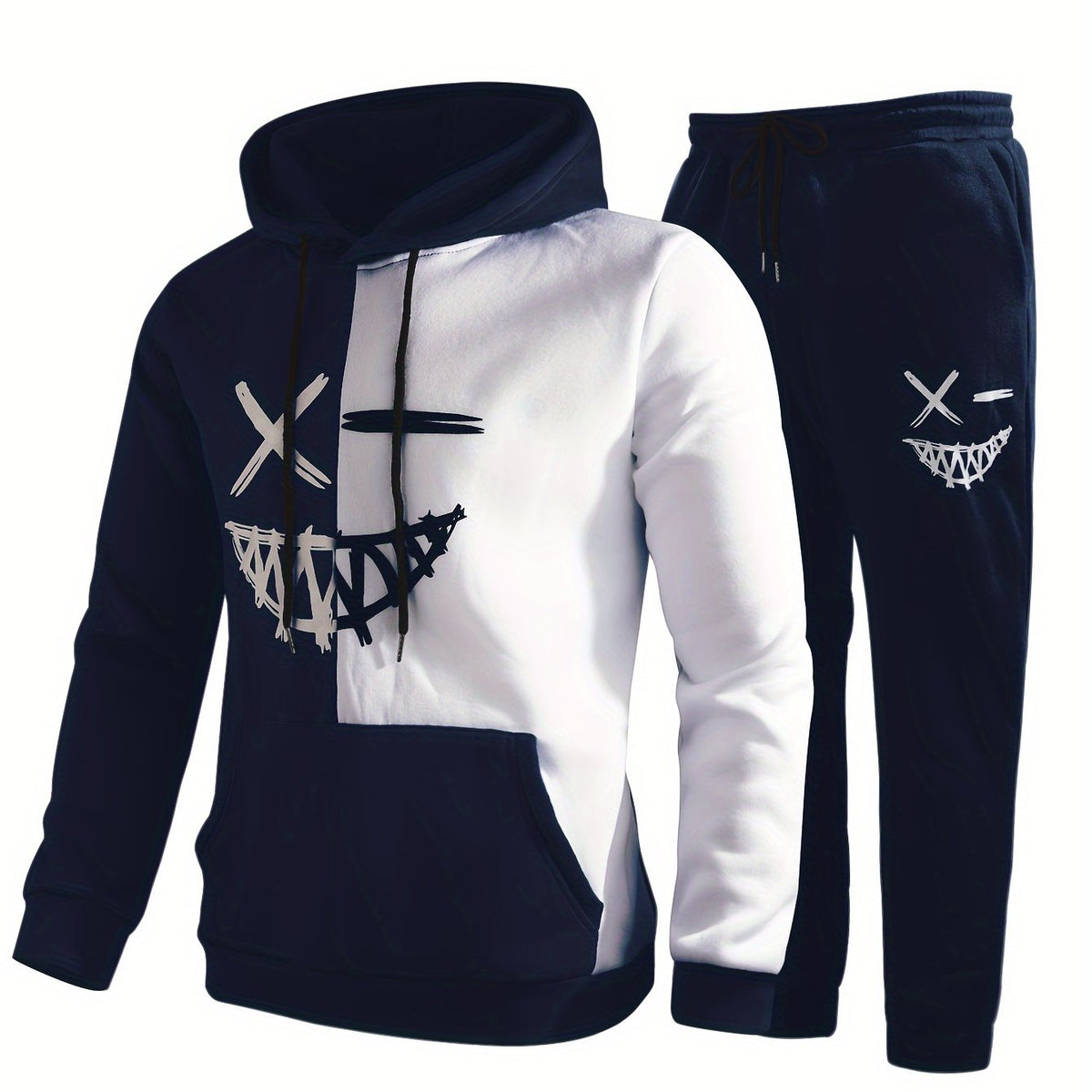 Tracksuit Set Hooded Top Matching Joggers