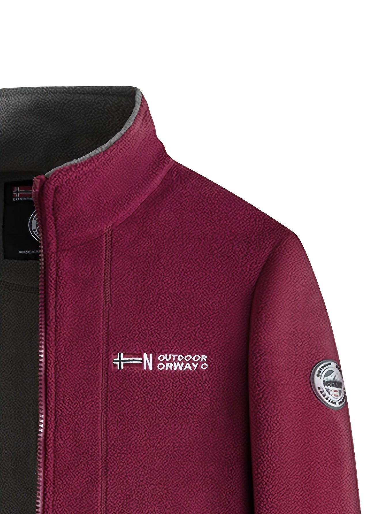Fleece Jacket With High-Collar