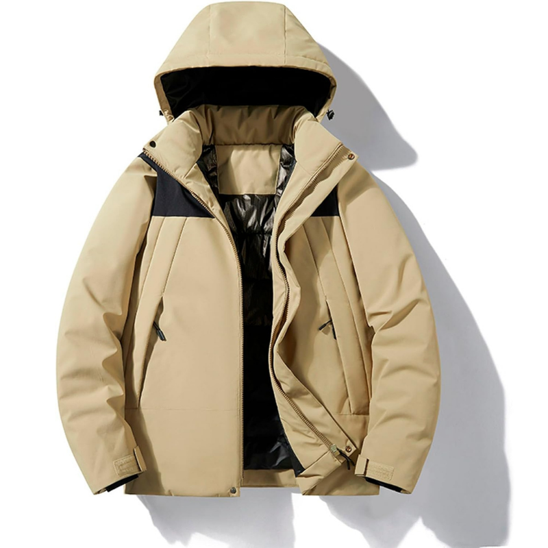 Hooded Ski Jacket Windproof Warm
