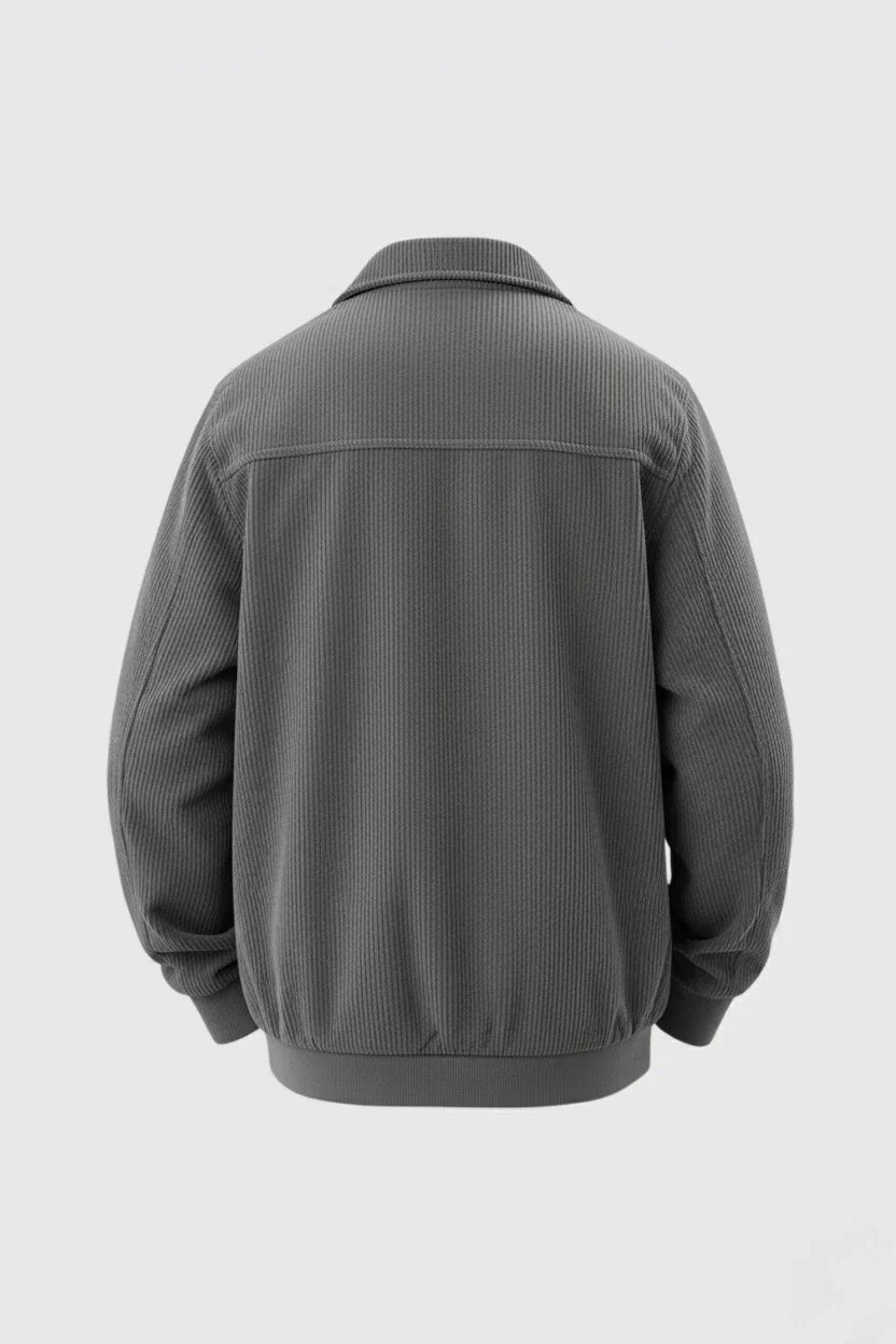 Corduroy Jacket Ribbed Cuffs Smooth Lining