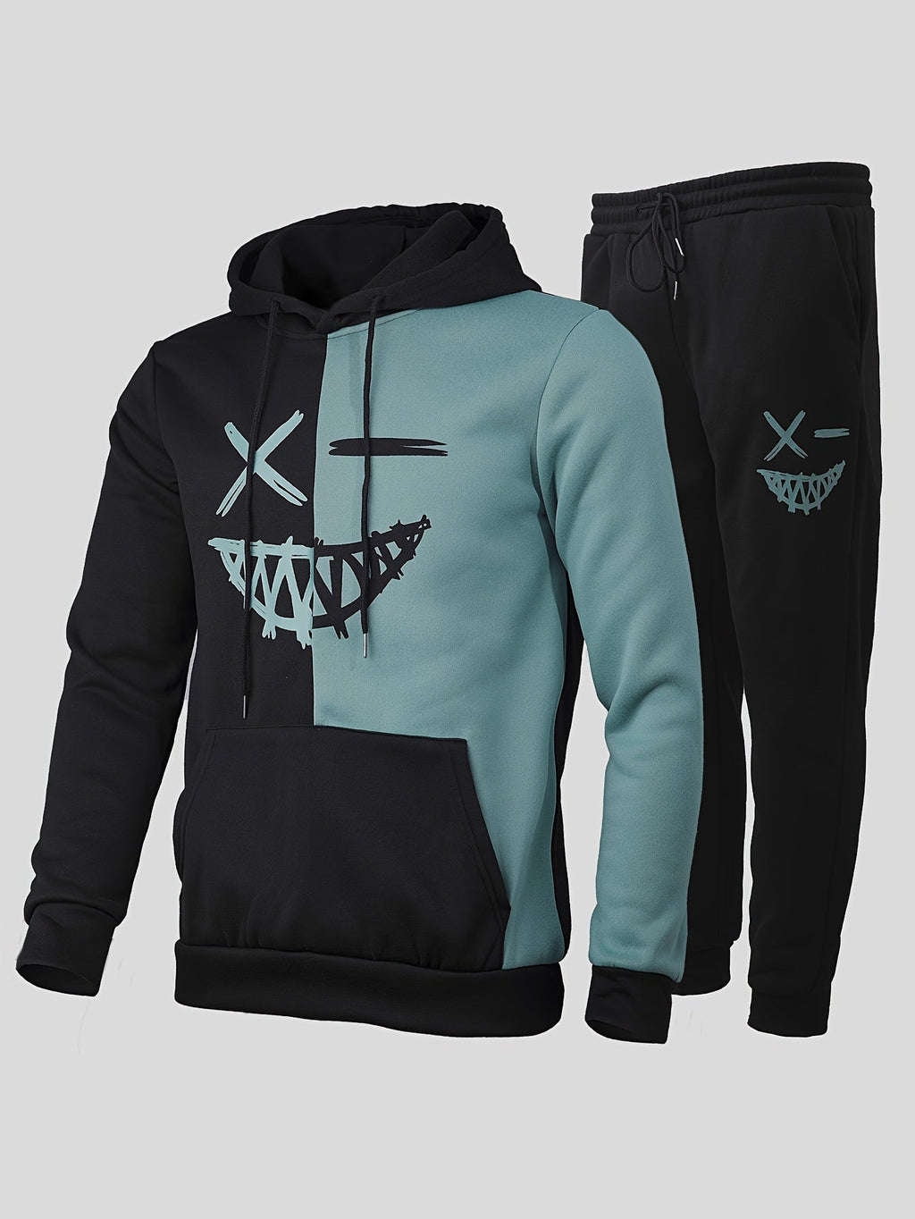 Tracksuit Set Hooded Top Matching Joggers