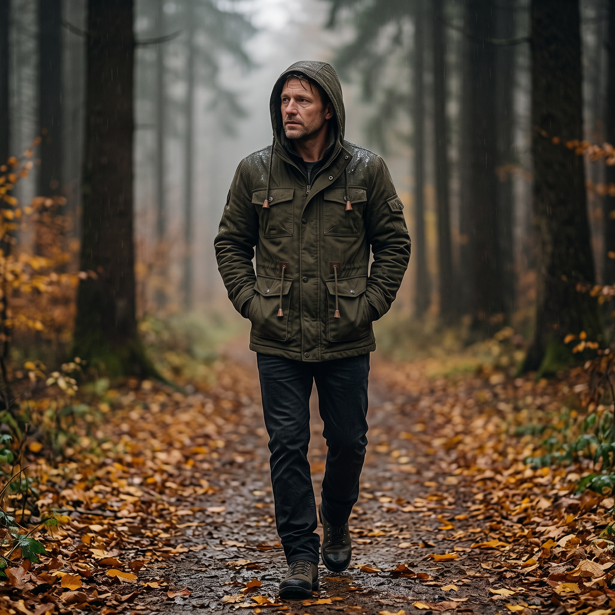 Field Jacket Fleece Lined Pockets