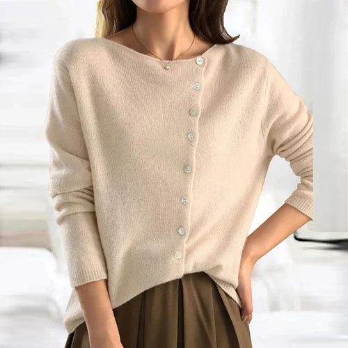 Asymmetric Knit Sweater (Women)