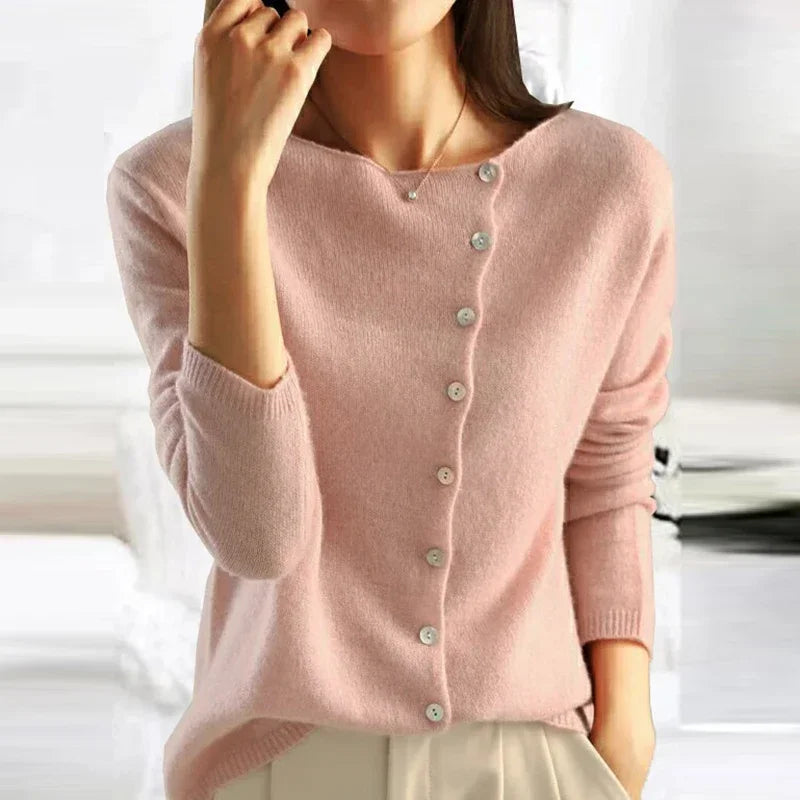 Asymmetric Knit Sweater (Women)