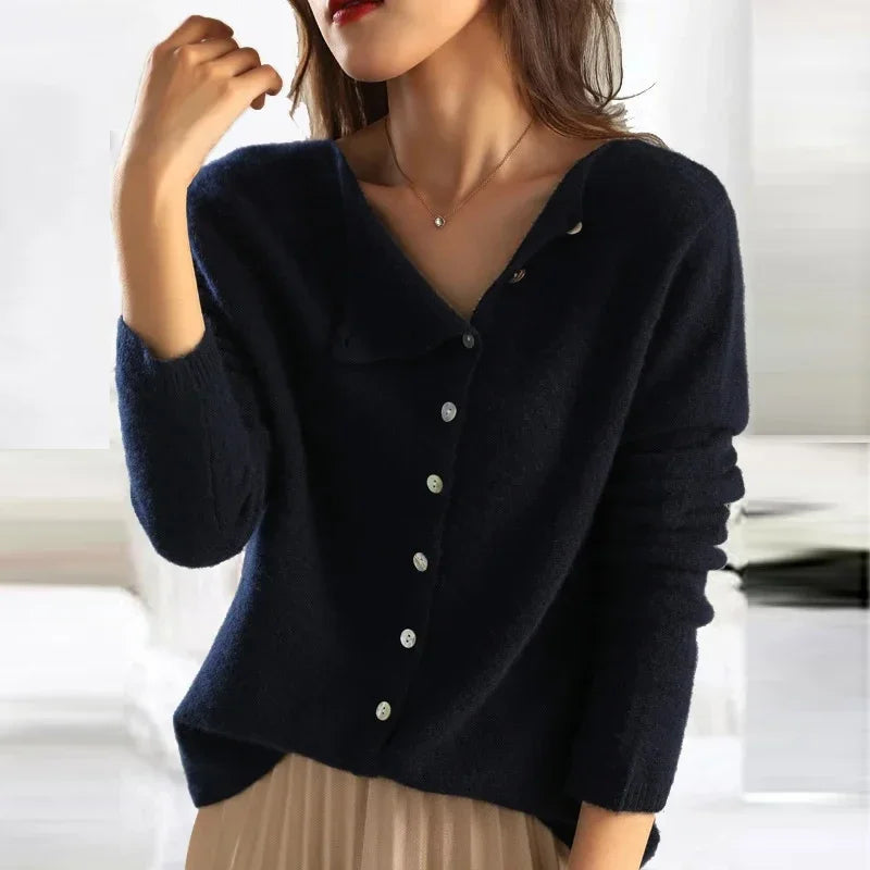 Asymmetric Knit Sweater (Women)