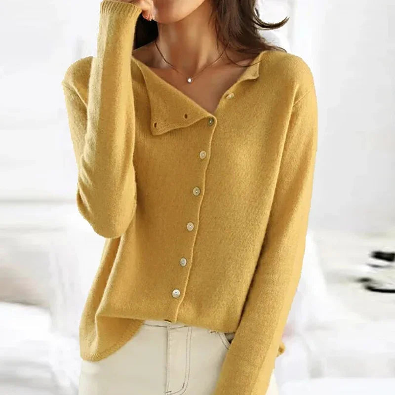 Asymmetric Knit Sweater (Women)