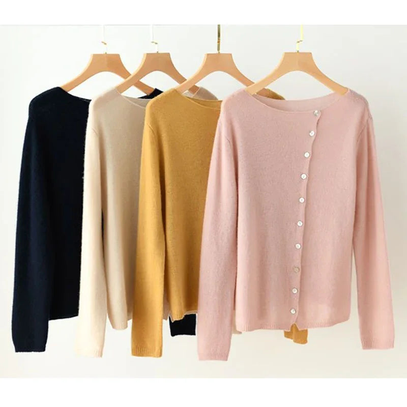 Asymmetric Knit Sweater (Women)