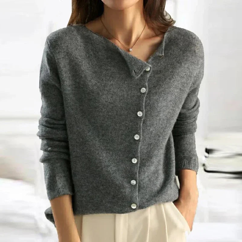 Asymmetric Knit Sweater (Women)