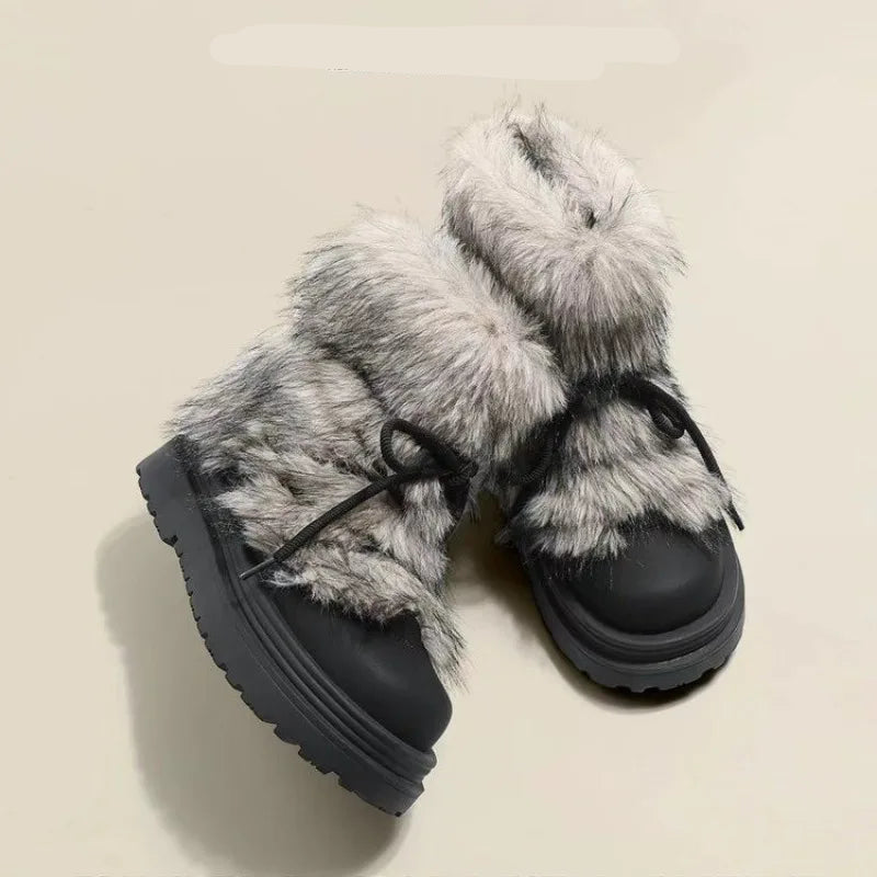 Faux Fur Winter Boots (Women)