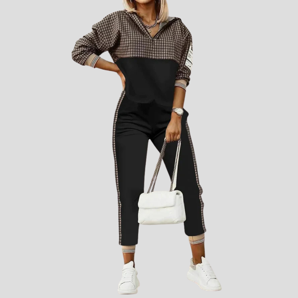 Two-Piece Tracksuit Stylish Comfortable Loungewear