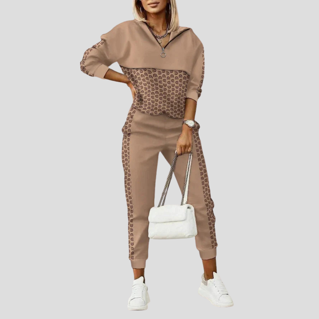 Two-Piece Tracksuit Stylish Comfortable Loungewear