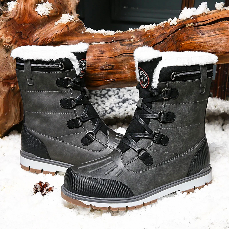 Snow Boots Warm Lined Non Slip Soles
