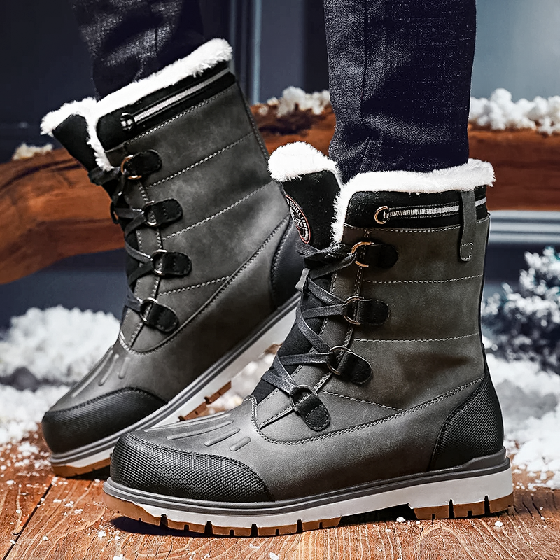 Snow Boots Warm Lined Non Slip Soles