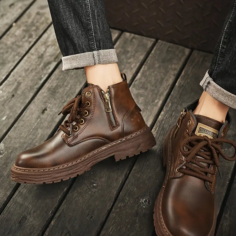Waterproof Hiking Boots Lace-Up