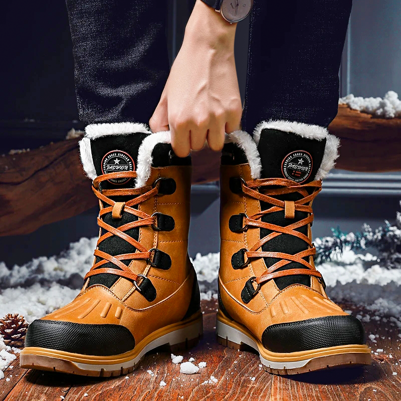 Snow Boots Warm Lined Non Slip Soles