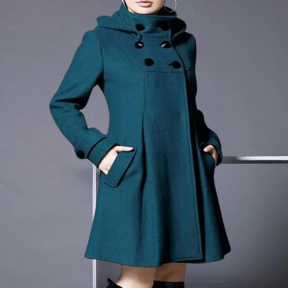 Classic Coat Side Pockets Structured Fit