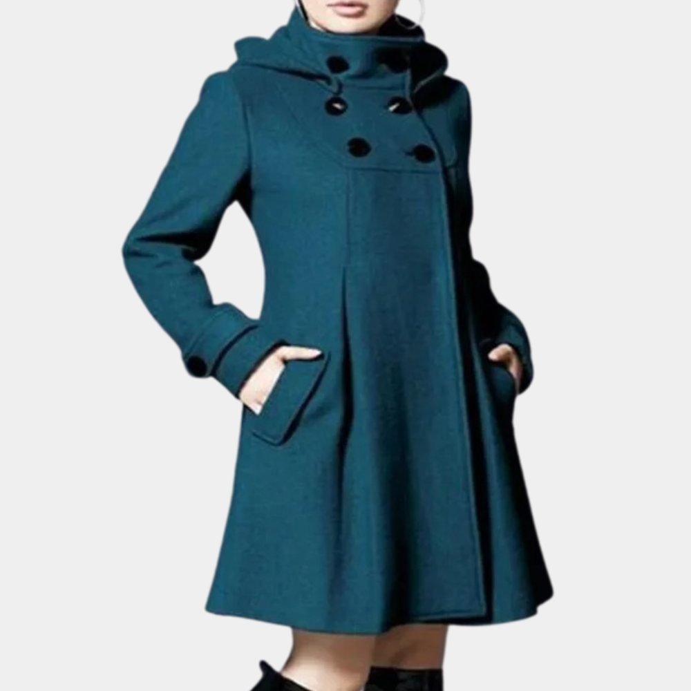 Classic Coat Side Pockets Structured Fit