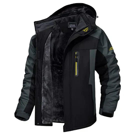 Waterproof Outdoor Jacket Fleece-Lined