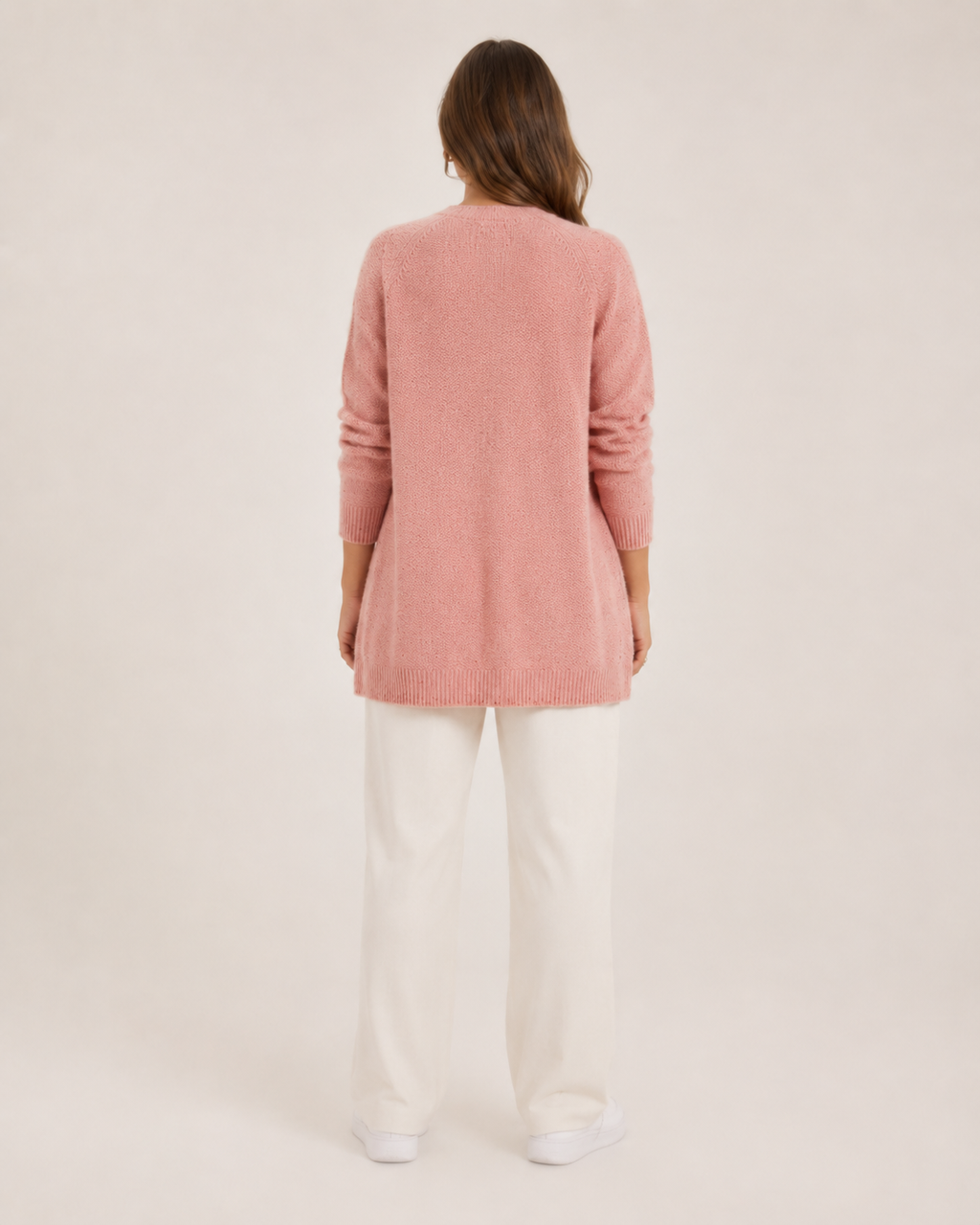 Longline Knitted Cardigan with Pockets
