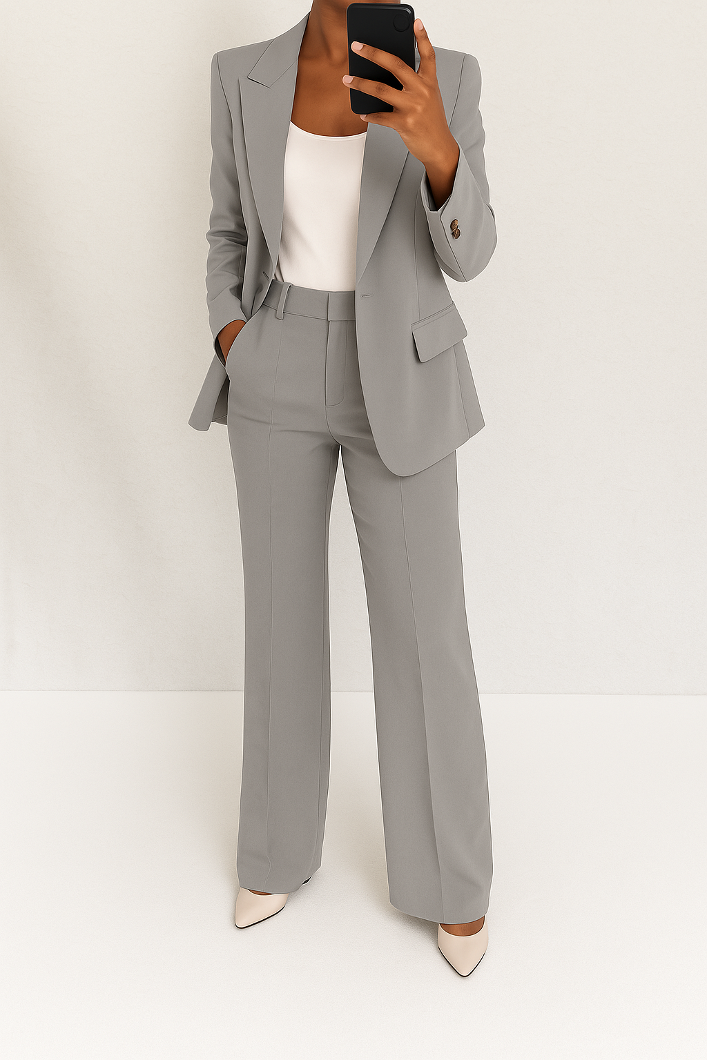Tailored Two-Piece Suit Set