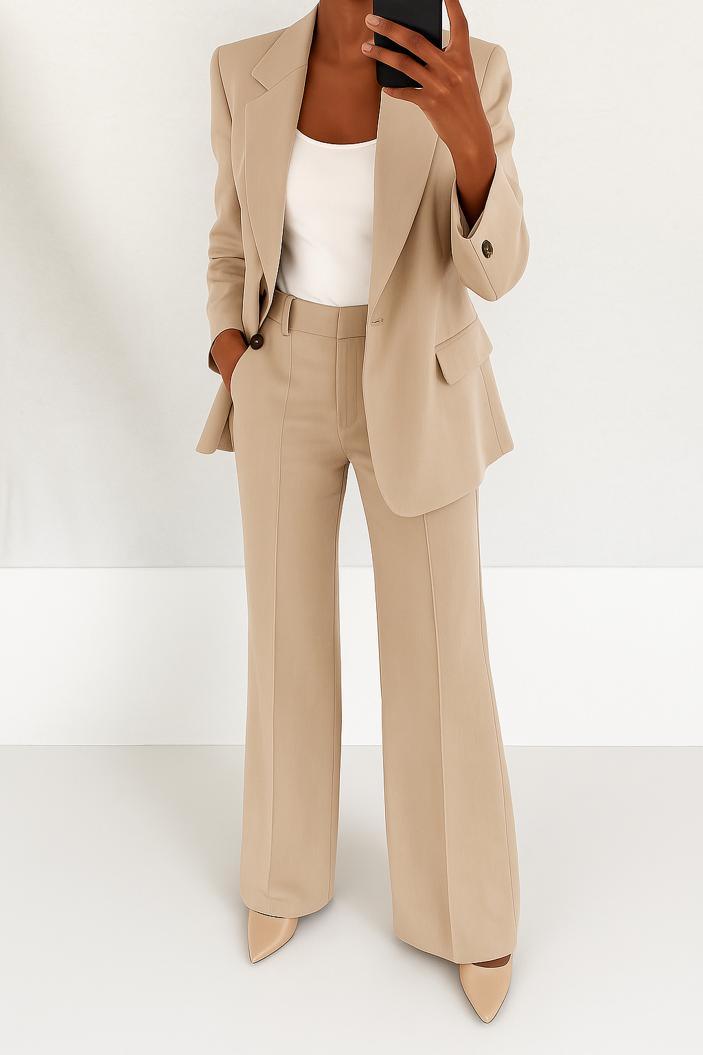 Tailored Two-Piece Suit Set