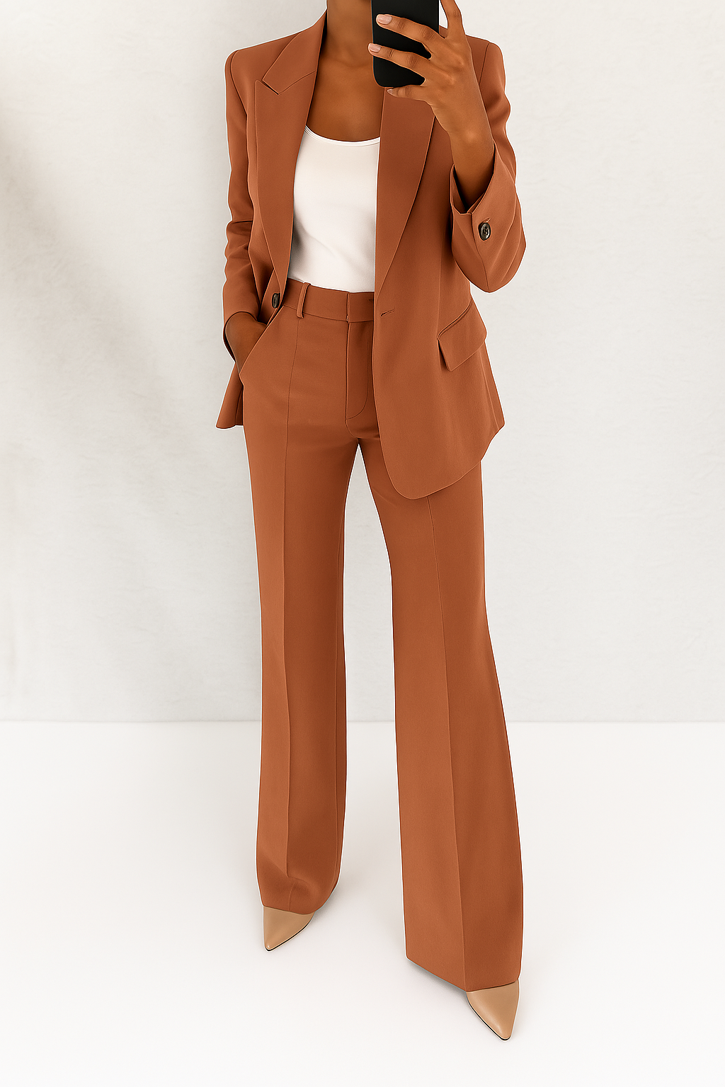Tailored Two-Piece Suit Set