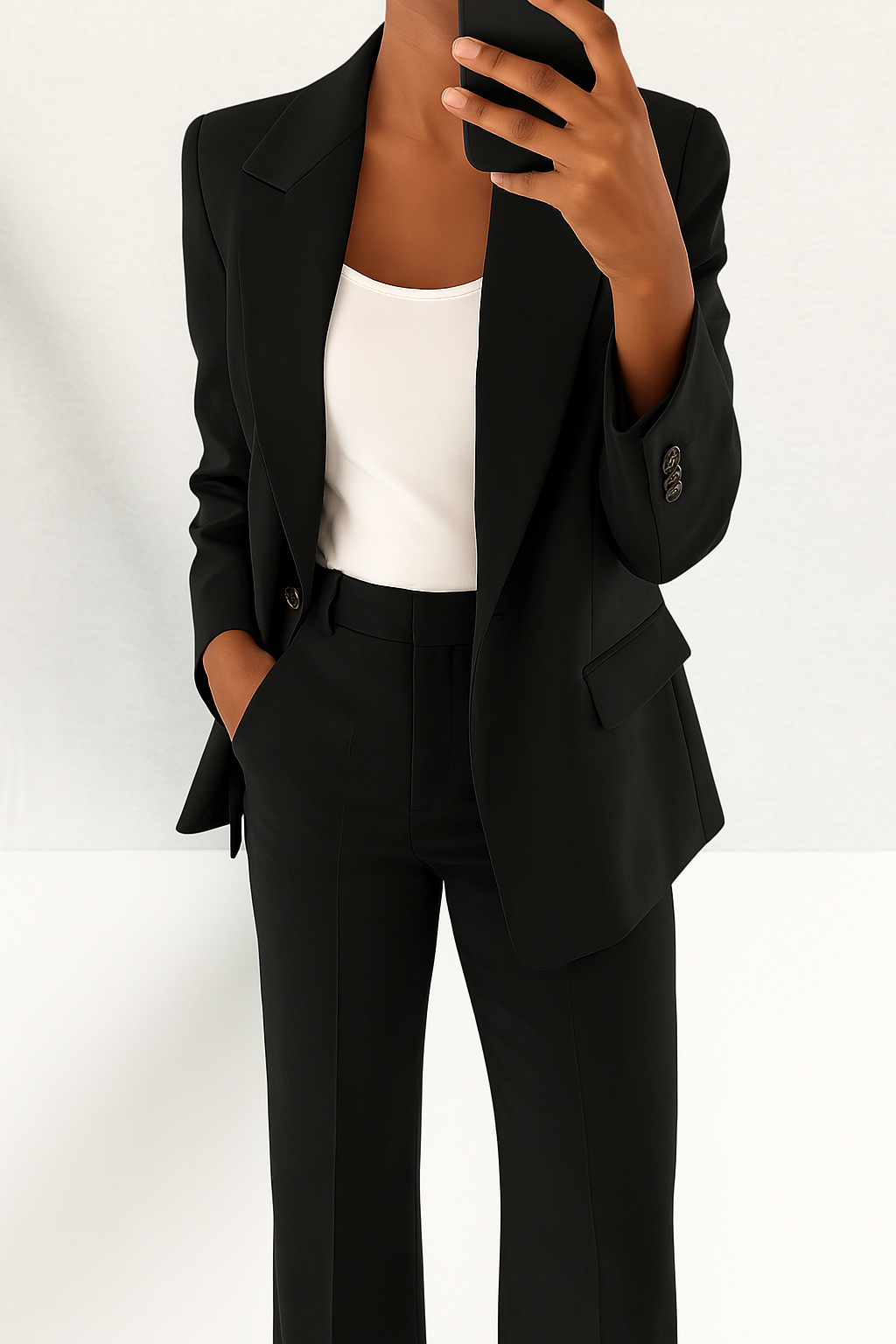 Tailored Two-Piece Suit Set