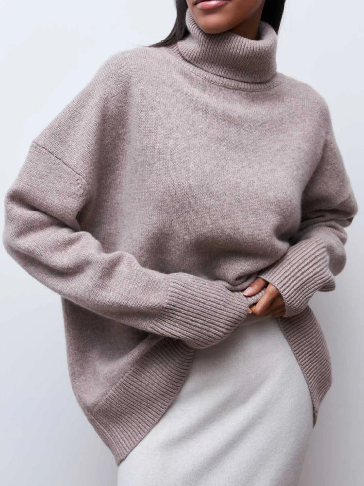 Turtleneck Sweater Merino Wool Blend