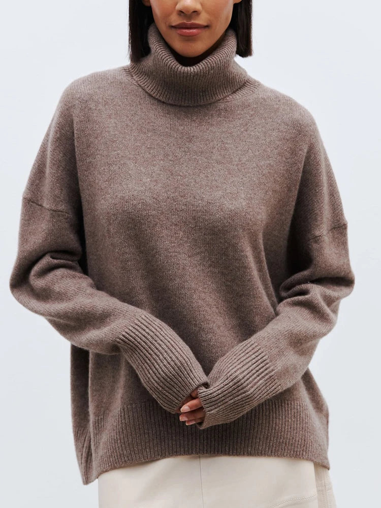 Turtleneck Sweater Merino Wool Blend