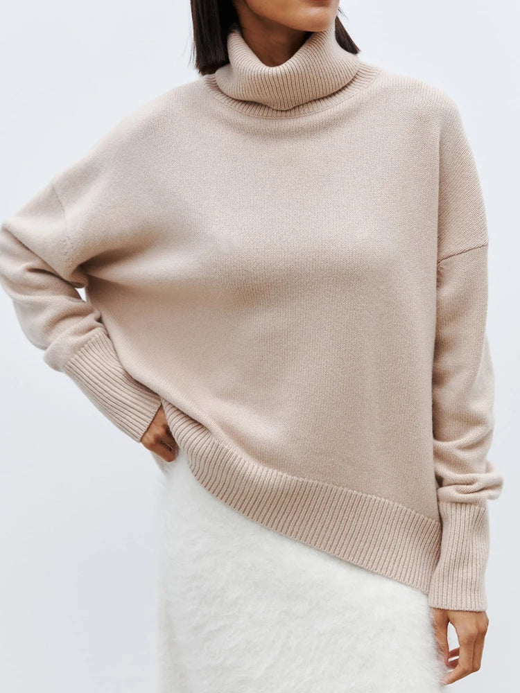 Turtleneck Sweater Merino Wool Blend