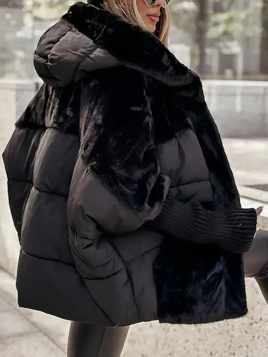 Oversized Winter Jacket with Hood