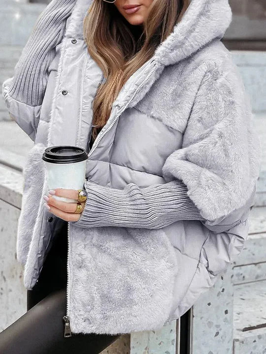 Oversized Winter Jacket with Hood