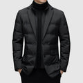 Premium Duvet Jacket with Elegant Lapel Collar