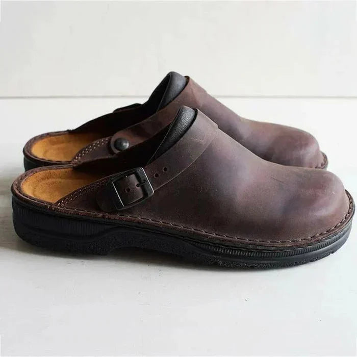 Slip On Shoes Backless Supportive Thick Sole