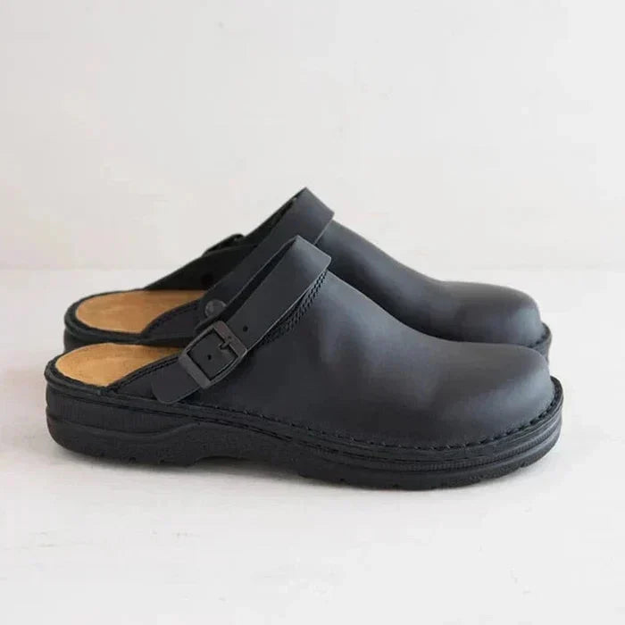 Slip On Shoes Backless Supportive Thick Sole