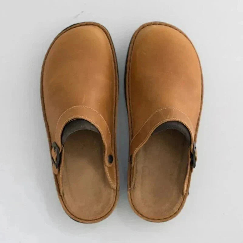 Slip On Shoes Backless Supportive Thick Sole
